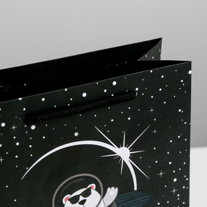 Пакет подарочный ламинированный вертикальный, упаковка, «Космос ждёт», MS 18 х 23 х 10 см - фото 1927428150