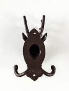 Настенные крючки декоративные «Олень», чугун, 19.5×11.5×6 см - Фото 3