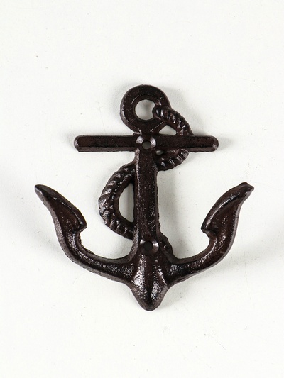 Настенный крючок декоративный «Якорь», металл, 13.5×12×3.5 см