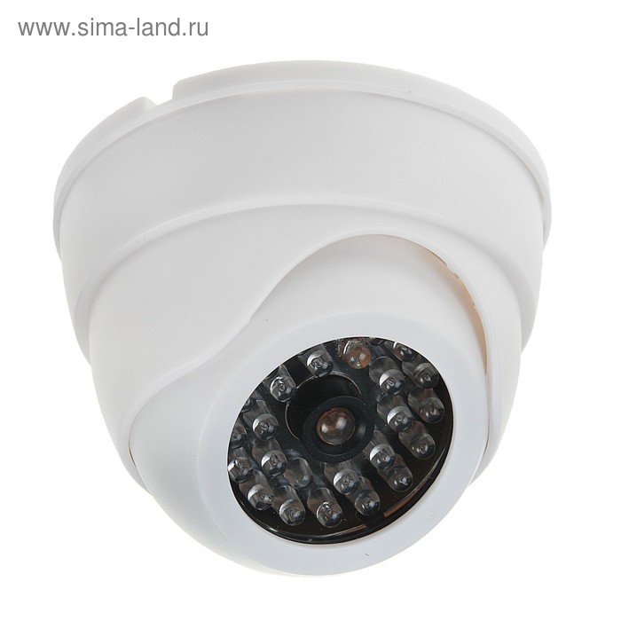 УЦЕНКА Муляж видеокамеры LuazON, мод. VM-4, с индикатором, 2АА (не в компл.), белый - Фото 1