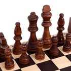 Шахматы деревянные обиходные 29 х 29 см, король h-9 см, пешка h-4 см - фото 9255365