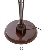 Торшер напольный BayerLux «Лепесток», 3×15 Вт, E27, коричневый, 28×28×153 см - Фото 4