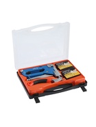 УЦЕНКА Степлер мебельный в кейсе ТУНДРА, типы скоб 140/28/300, 4 - 14 мм; антистеплер, скобы - Фото 6