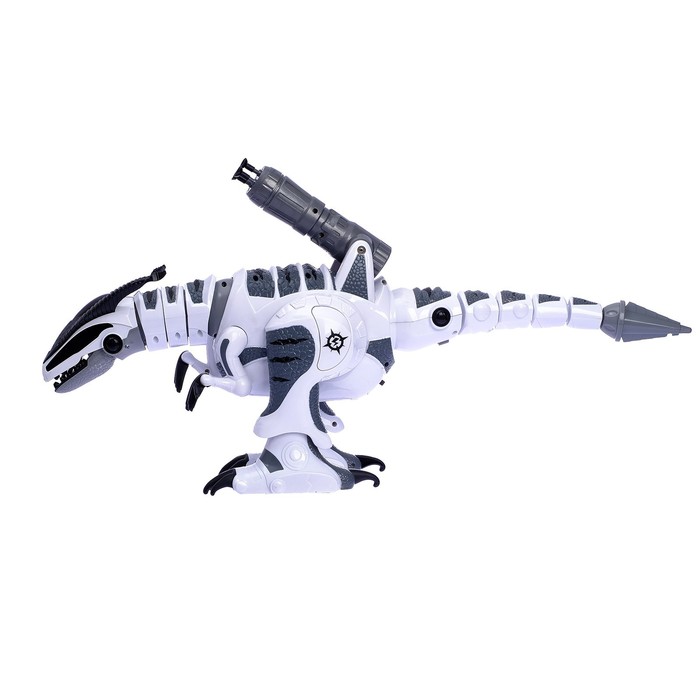 Робот динозавр «Тирекс» ZHORYA,программируемый, на пульте управления, интерактивный: звук, свет, танцующий, музыкальный, на аккумуляторе - фото 1905517770