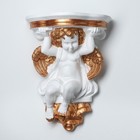 Кашпо "Ангел", бело-золотое, 27х16х37 см, микс - Фото 2