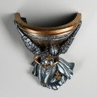 Кашпо настенное декоративное "Ангел", цветное, гипс, 24х14х41 см - Фото 2