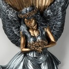 Кашпо настенное декоративное "Ангел", цветное, гипс, 24х14х41 см - Фото 4