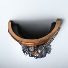 Кашпо настенное декоративное "Ангел", цветное, гипс, 24х14х41 см - Фото 5