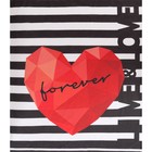 Постельное белье "Этель" евро Love Forever 200*217 см, 240*220 см, 50*70+3 см - 2 шт - Фото 3