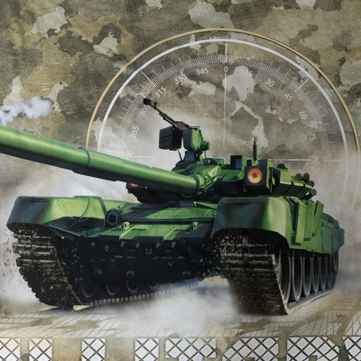 Постельное бельё Этель Military, 2-сп., 175 × 215 см, 200 × 220 см, 70 × 70 см (2 шт.)