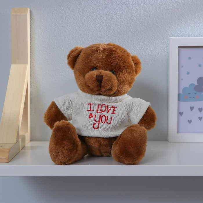 Мягкая игрушка «Медведь», в кофте, цвета МИКС - фото 1906967091