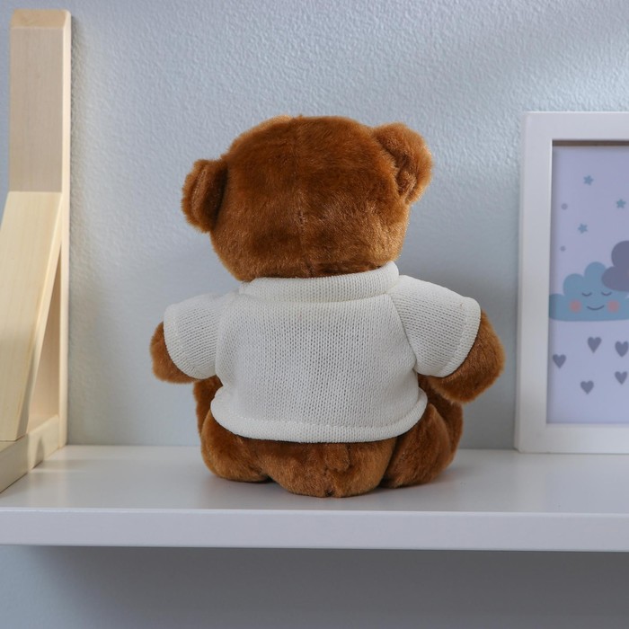 Мягкая игрушка «Медведь», в кофте, цвета МИКС - фото 1906967093