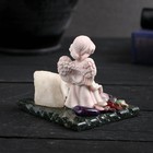 Сувенир "Ангелочек молящийся с книжкой", змеевик, мрамор - фото 26490855 Сувенир "Ангелочек молящийся с книжкой", змеевик, мрамор - фото 26490855