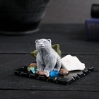 Сувенир "Медведь сидящий", змеевик, мрамор - Фото 4