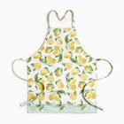 Фартук кухонный «Этель. Лимоны», 60×65 см, 100% хлопок, репс 190 г/м² - Фото 4