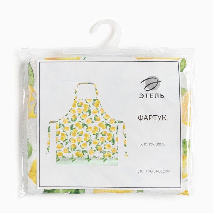 Фартук "Этель" Лимоны 60х65 см см, 100% хл, репс 190 гр/м2 - фото 1908424852