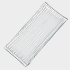 Блюдо сервировочное Доляна «Акцент», 19.5×9.5 см, стекло, прозрачный - Фото 2