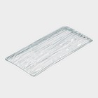 Блюдо сервировочное Доляна «Акцент», 19.5×9.5 см, стекло, прозрачный - Фото 4