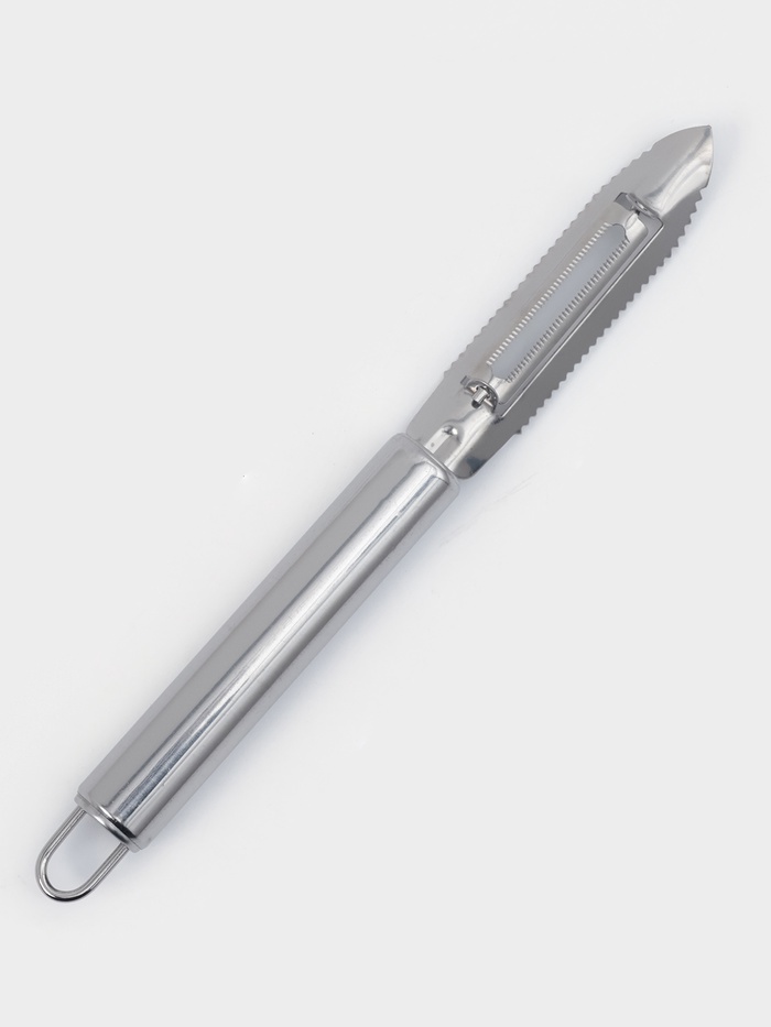 Овощечистка Доляна «Металлик», 21 см - Фото 1