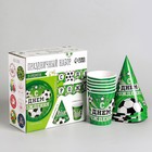 Посуда бумажная одноразовая «С днём рождения», 6 тарелок, 6 стаканов, 6 колпаков, 1 гирлянда - Фото 7