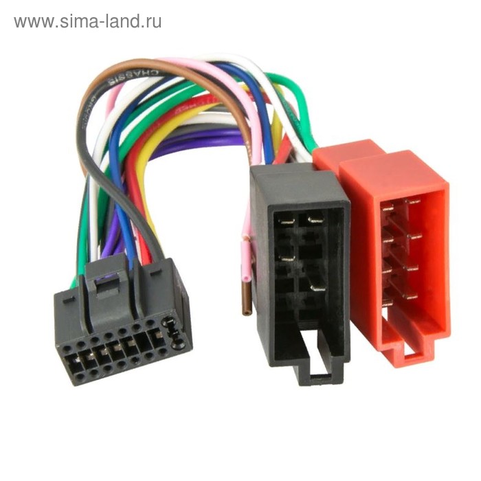 Разъём для магнитолы Aura AWU-JV02 Cable JVC 16 pin to ISO - Фото 1