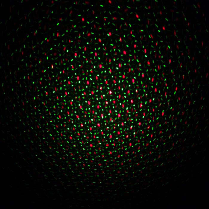 Световой прибор «Точки», IP65, пульт ДУ, свечение красное/зелёное, 12 В - фото 1905517998