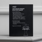 Световой прибор «Цветок» 12.5 см, свечение RGB, 220 В, синий - Фото 5