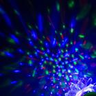 Световой прибор «Цветок» 12.5 см, свечение RGB, 220 В, зелёный - фото 9337817
