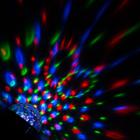 Световой прибор «Хрустальный шар» 7.5 см, пульт ДУ, крепление на трубу, свечение RGB, 5 В - Фото 8