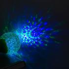 Световой прибор «Кубок» 10 см, свечение RGB, 220 В, зелёный - фото 8655338
