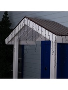 УЦЕНКА Гирлянда «Бахрома», уличная, 3×0.6 м, 3 Вт, УМС, 160 LED, 220 В, мерцание, свечение белое - Фото 7