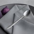 Набор ложек для коктейля из нержавеющей стали Доляна «Завтрак», длина 19 см, 6 шт, цвет серебряный - Фото 2