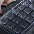 Форма для шоколада и конфет «Пирамида», 21 ячейка - фото 24309643