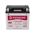 Аккумуляторная батарея Totachi MOTO YTX14-BS, 14 Ач, прямая полярность - фото 301218028