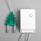 УЦЕНКА Гирлянда «Нить» 5 м с насадками «Ёжики белые», IP20, прозрачная нить, 30 LED, свечение тёплое белое, 8 режимов, 220 В - Фото 4