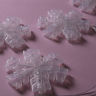 УЦЕНКА НИТЬ, 2 м, с насад. "Снежинка матовая", 12х12 см, Н.С. LED-36-220V, Т/БЕЛЫЙ - Фото 2