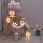 УЦЕНКА НИТЬ, 2 м, с насад. "Снежинка матовая", 12х12 см, Н.С. LED-36-220V, Т/БЕЛЫЙ - Фото 3