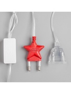 УЦЕНКА Гирлянда «Бахрома», 3×0.5 м, с насадками «Шарики», IP20, 80 LED, 220 В, мигание, прозрачная нить, свечение мульти - Фото 9