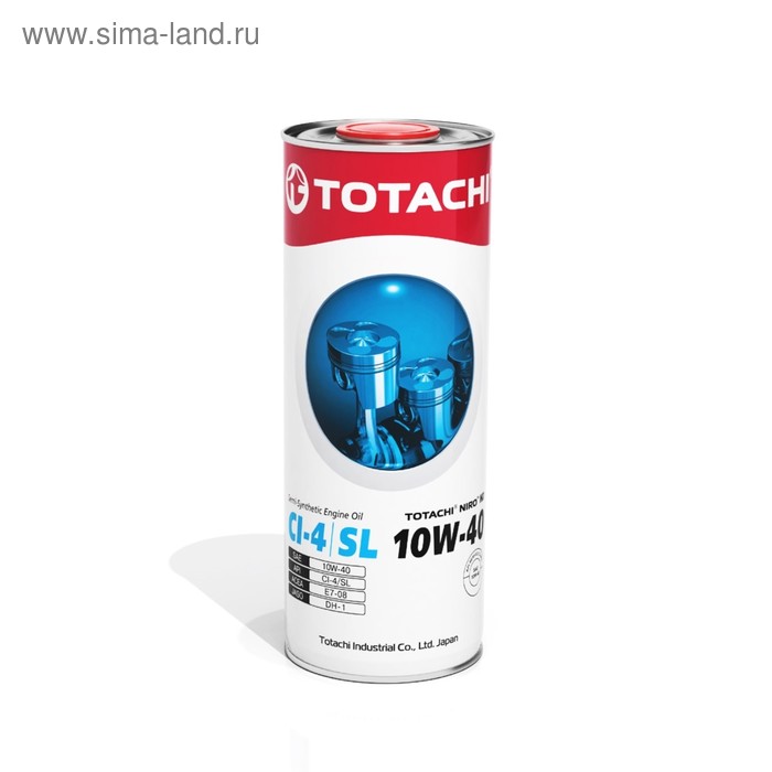 Масло моторное TOTACHI NIRO HD Semi-Synthetic API CI-4/SL 10W-40, 1 л - Фото 1