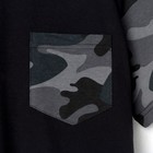 Футболка мужская KAFTAN "Militari" р-р L(50), черный - Фото 4