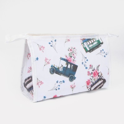 Косметичка на молнии, цвет бежевый