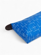 Косметичка простая на молнии, с принтом, синяя - Фото 6