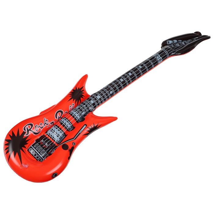 Надувная игрушка «Гитара», 95 см, цвет МИКС - фото 1911156679