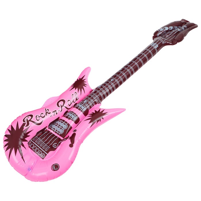 Надувная игрушка «Гитара», 95 см, цвет МИКС - фото 1911156682