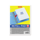 Сменный блок для тетрадей на кольцах, 80 листов в клетку, ErichKrause, белый - Фото 5