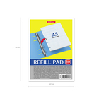 Сменный блок для тетрадей на кольцах, 80 листов в клетку, ErichKrause, белый - Фото 6