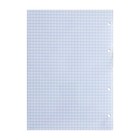 Сменный блок для тетрадей на кольцах, 80 листов в клетку, ErichKrause, белый - Фото 9