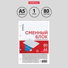 Сменный блок для тетрадей на кольцах, 80 листов в клетку, ErichKrause, белый 522646 - фото 2022243