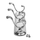 Вешалка ТУНДРА TVT003, металлическая, трёхрожковая, цвет хром - Фото 7