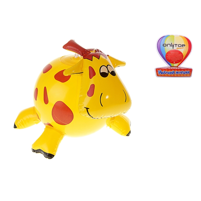 Надувная игрушка со звуком "Жираф", 25 см - Фото 1